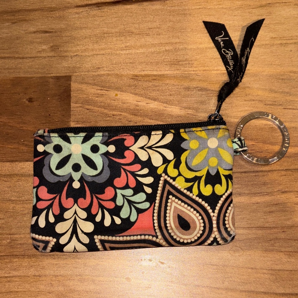 Vera Bradley Multicolor Patterned Keychain Pouch